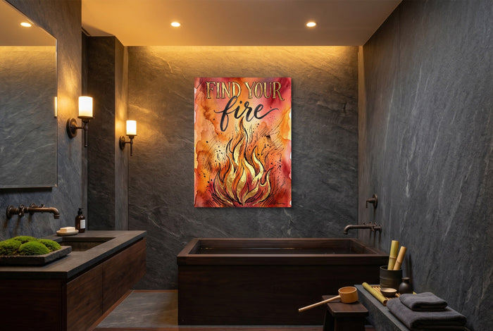Find Your Fire - Luxury Wall Art