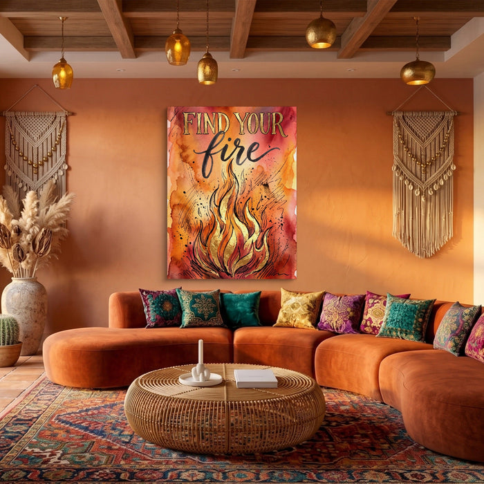 Find Your Fire - Luxury Wall Art