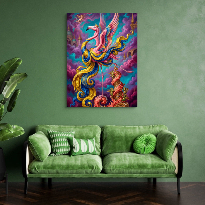 Flamingo Cloud Kingdom - Luxury Wall Art