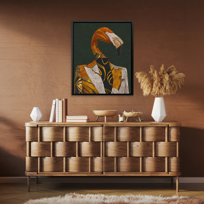 Flamingo Executive Portrait - Luxury Wall Art