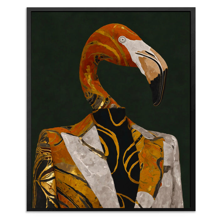 Flamingo Executive Portrait - Luxury Wall Art