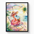 Flamingo Siesta - Luxury Wall Art
