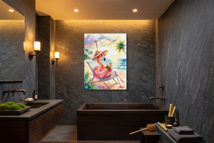 Flamingo Siesta - Luxury Wall Art