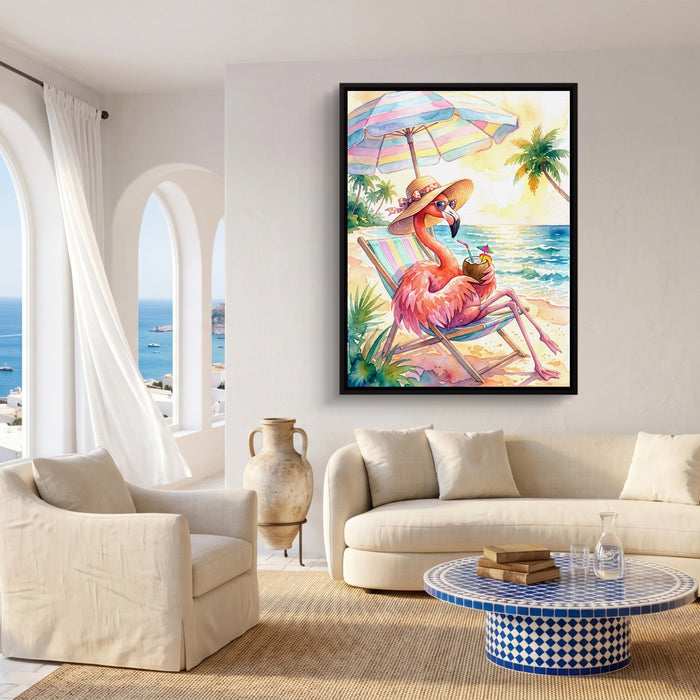 Flamingo Siesta - Luxury Wall Art