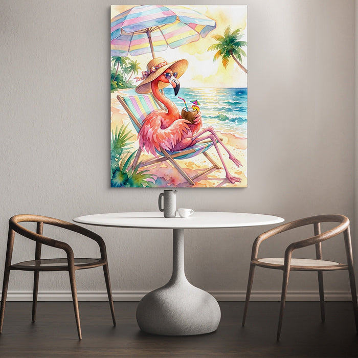 Flamingo Siesta - Luxury Wall Art