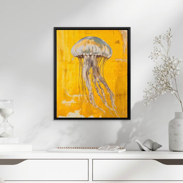 Floating Gold - Gold Wall Art for Living Room