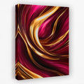 Flowing Gold and Pink - Glam Canvas Wall Art