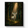 Forest Light — forest light white studio framed black