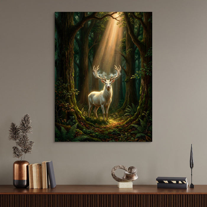 Forest Light — forest light sq office desk wall 1port flush print