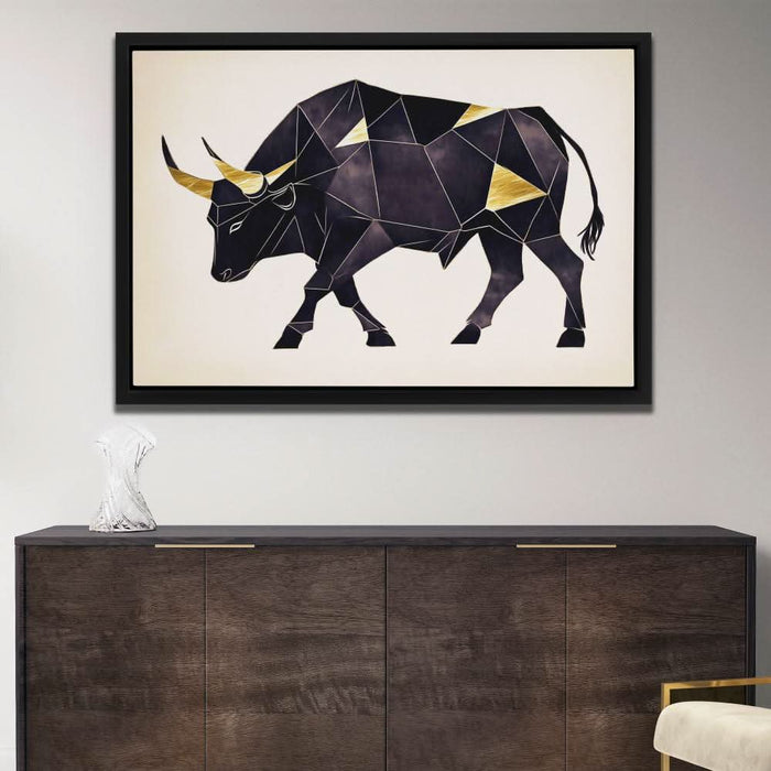 Forged in Gold - Large Modern Canvas Print