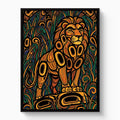 Formline Lion - Luxury Wall Art