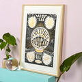 Fortune Teller 13.9" x 19.7" Silkscreen Print