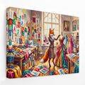 Fox Fashion Studio canvas wall art