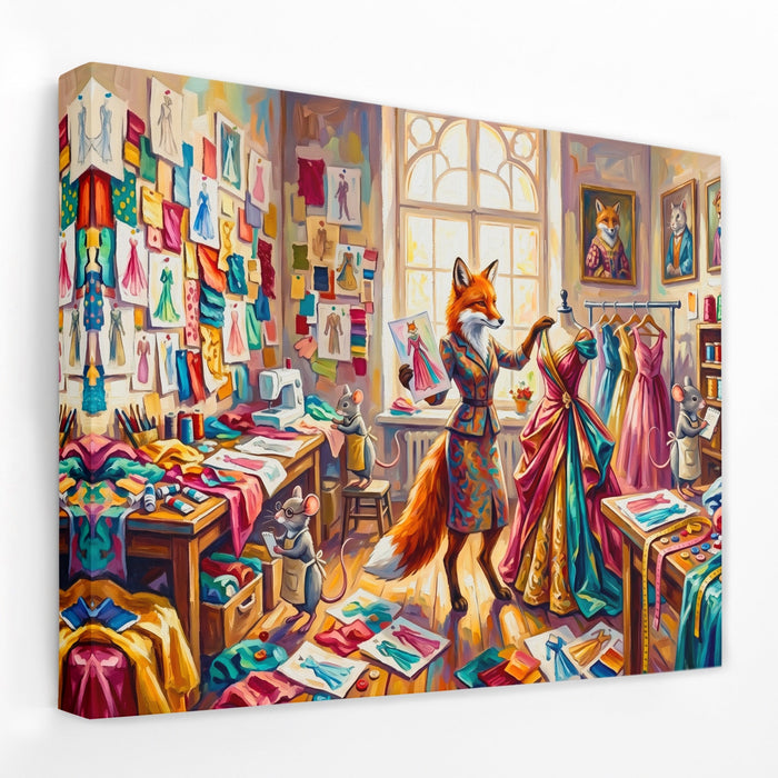 Fox Fashion Studio canvas wall art