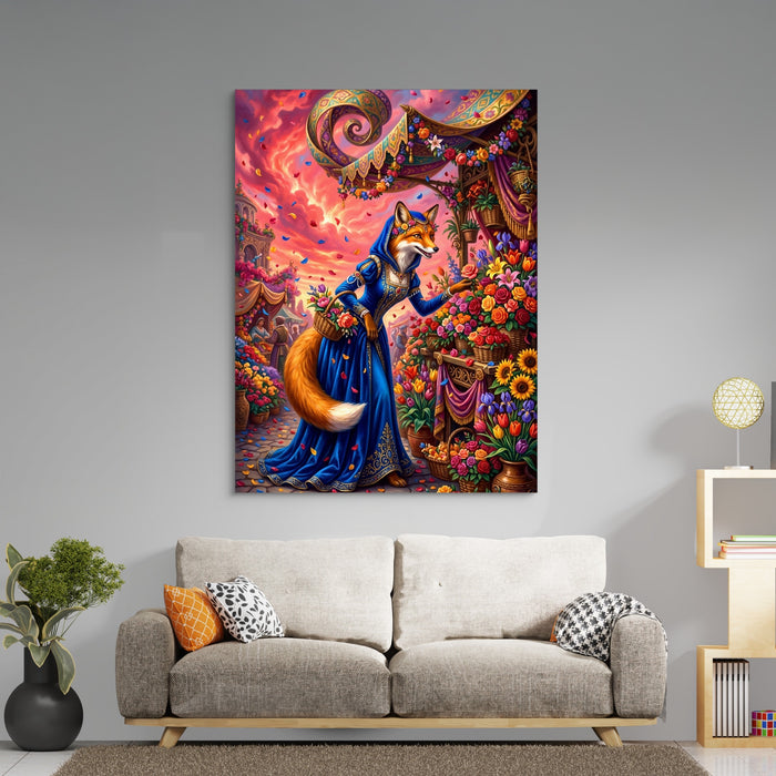 Fox Petal Path — fox petal path sq boring room 1port flush print