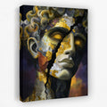 Fractured Golden Soul - Luxury Wall Art