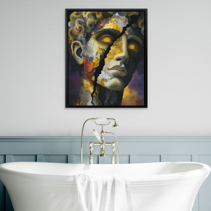 Fractured Golden Soul - Luxury Wall Art