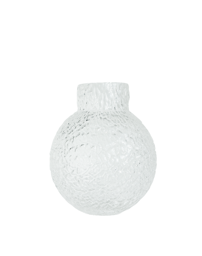 Frosted Ice Orb Vase