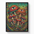 Fungi Eye Network — fungi eye network white studio framed black