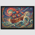 Galleon Swirling Seas — Galleon Swirling Seas Close Up Landscape 71