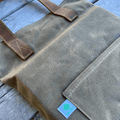 Garden Kneeler Pad - Waxed Canvas Garden Pad - Ed's Plant Shop