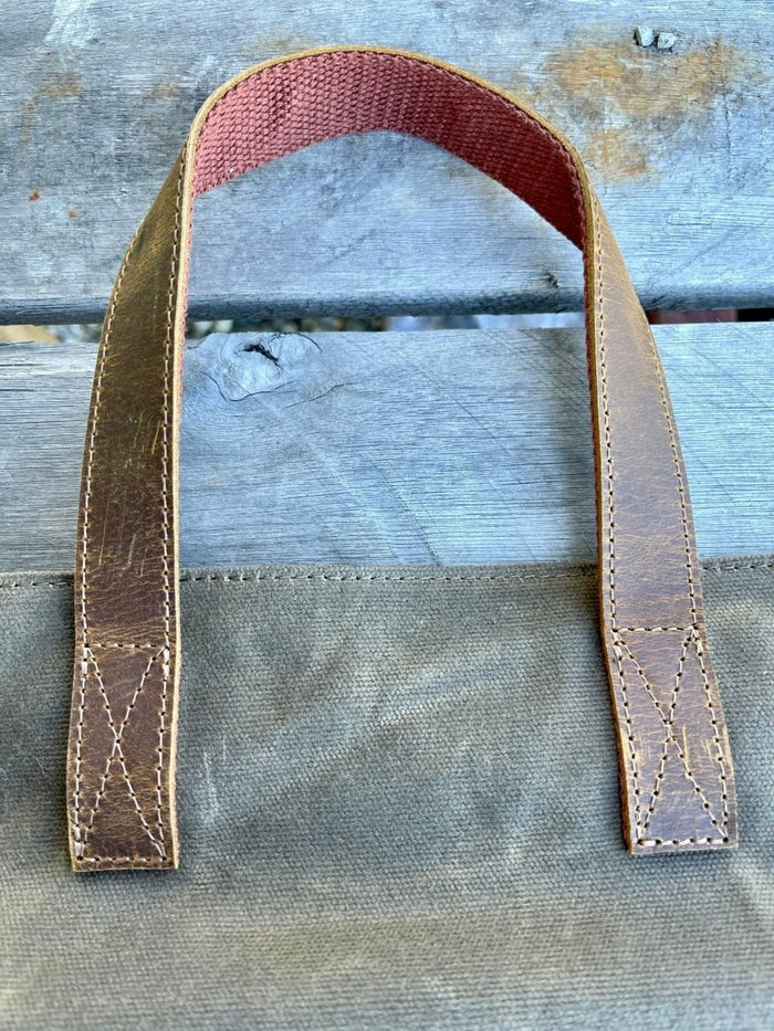 Garden Kneeler Pad - Waxed Canvas Garden Pad - Ed's Plant Shop