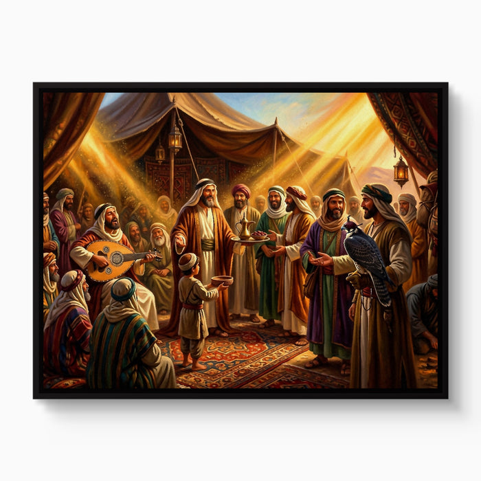 Gathering Golden Light — gathering golden light white studio framed black