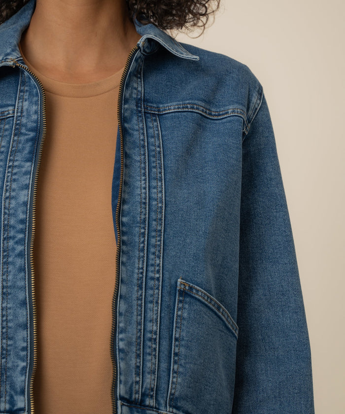 Genevieve Zip Front Jacket
