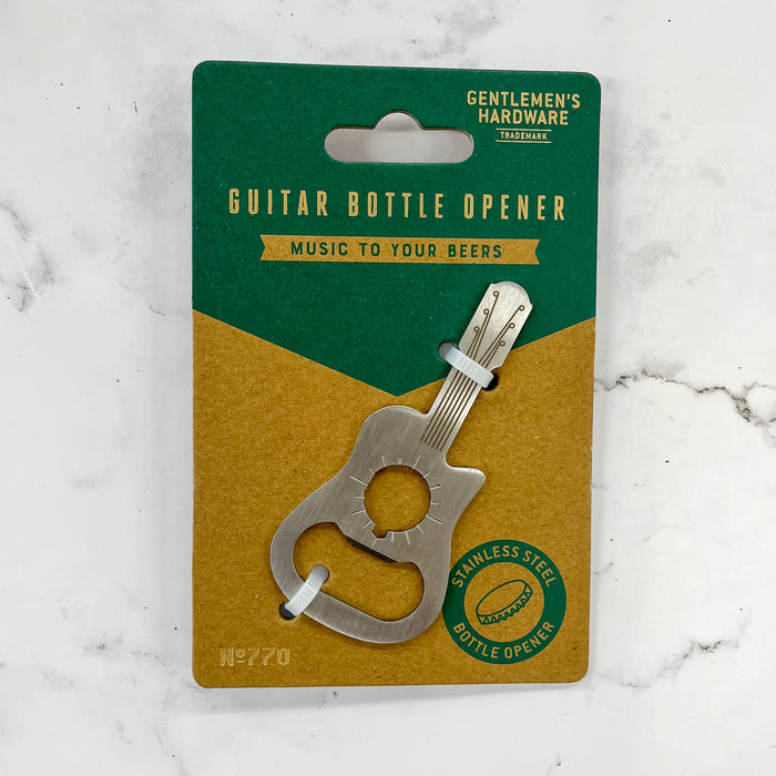 Gentlemens Hardware - Guitar Bottle Opener - Lyla's: Clothing & Gifts - Online and Rockwall Texas Boutique