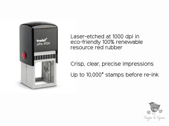 Georgia Self Inking Address Stamp Personalized State Stamps, Self Inking Stamps - Premium Craft Supplies & Tools > Stamps & Seals > Stamps from Sugar and Spice Invitations - Just $40! Shop now at Sugar and Spice Paper
