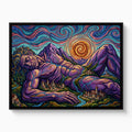 Giant Starry Night — giant starry night white studio framed black