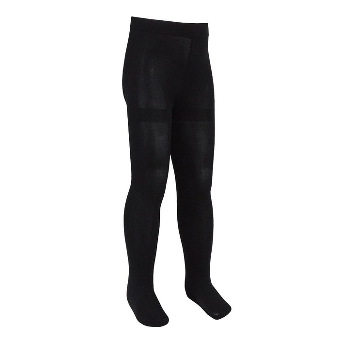 Girls Microfibre Tights 60 Denier - Black - 3-12 Years (46B435) - Kidswholesale.co.uk