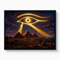 Giza Eye Ascendant — giza eye ascendant white studio framed black