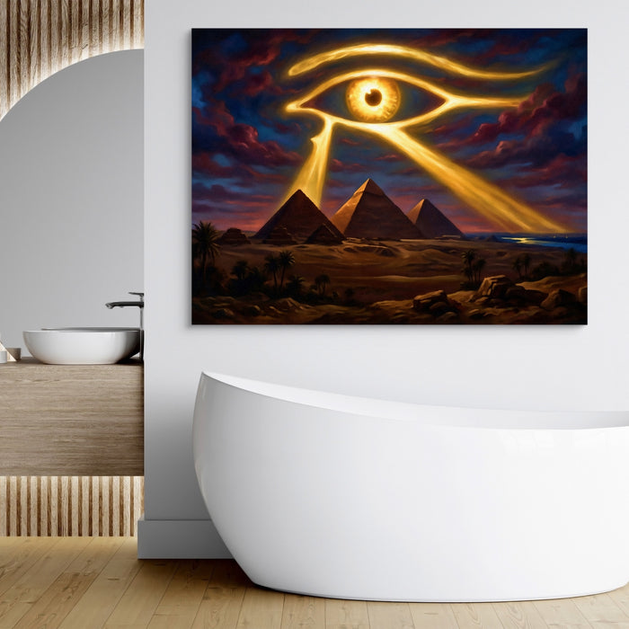 Giza Eye Ascendant — giza eye ascendant sq bathroom hotel 1land flush print