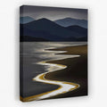 Gold Shoreline - Landscapes Canvas Wall Art