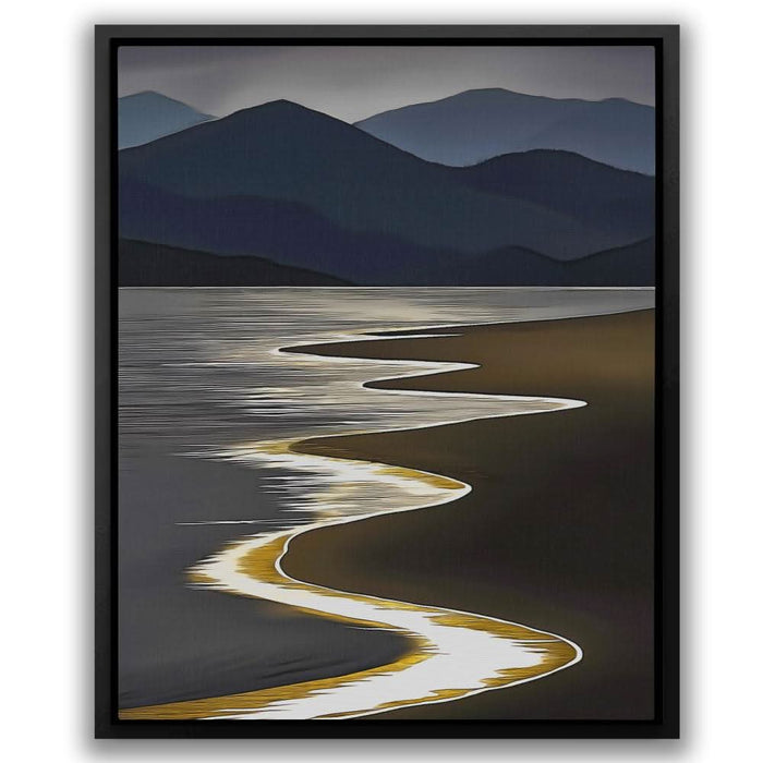 Gold Shoreline - Landscapes Art for Bedroom