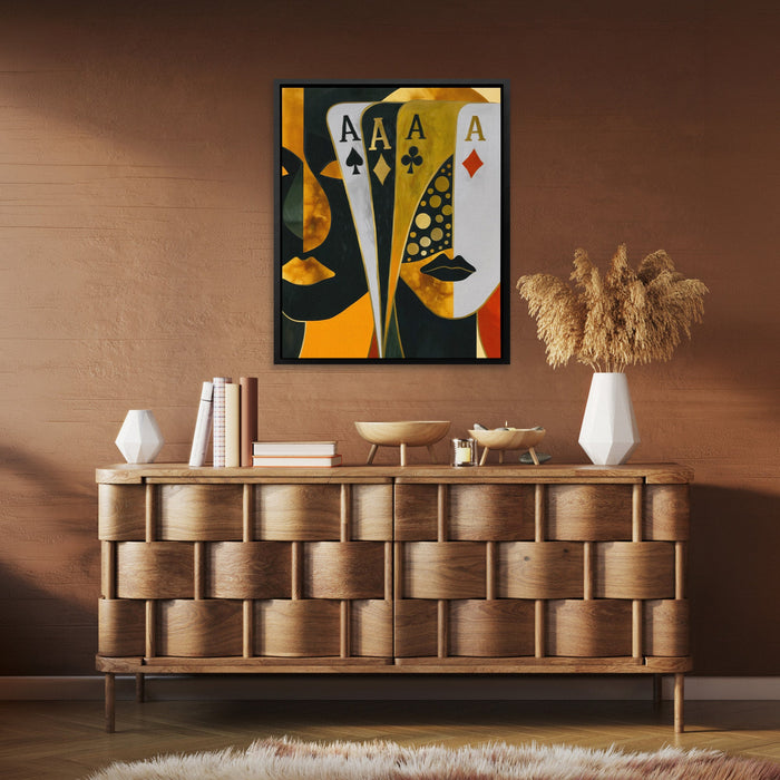 Golden Ace Fortune - Luxury Wall Art