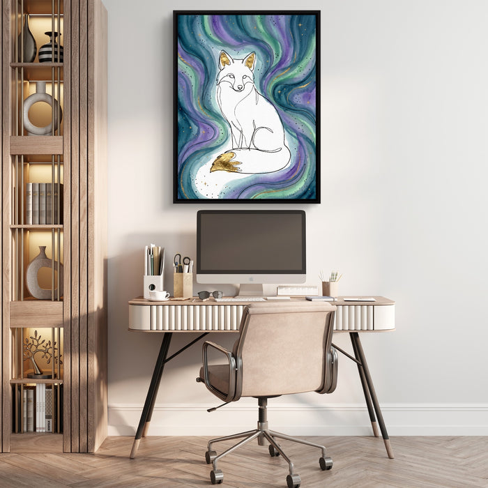 Golden Fox Aurora — golden fox aurora sq beige office 1port framed black