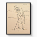 Golfer's Stroke - Luxury Wall Art