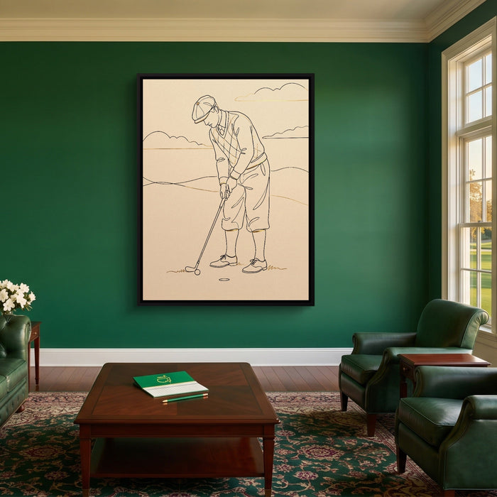 Golfer's Stroke - Luxury Wall Art