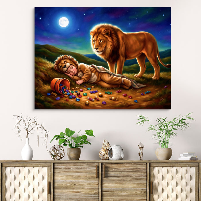 Gondolas Moonlit Planet — gondolas moonlit planet sq beach cabinet 1land flush print