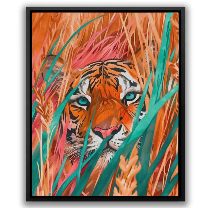 Grassy Tiger - Animals Art for Hallway