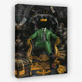 Green Vault King - Crown Canvas Wall Art