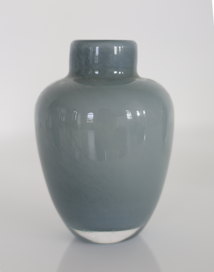 Grey Celestia Wide Bottle Bud Vase