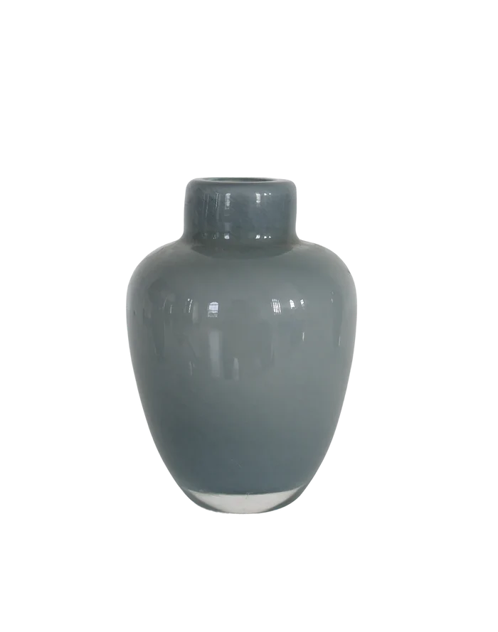 Grey Celestia Wide Bottle Bud Vase