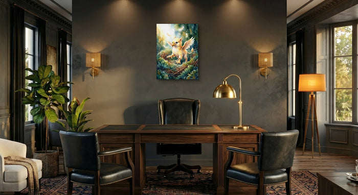 Griffin Nestling - Luxury Wall Art