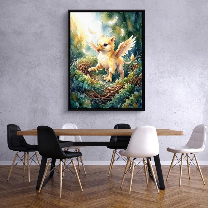 Griffin Nestling - Luxury Wall Art