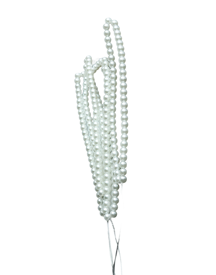 Hanging Pearl w/Wire - 7.5"- Pack of 50