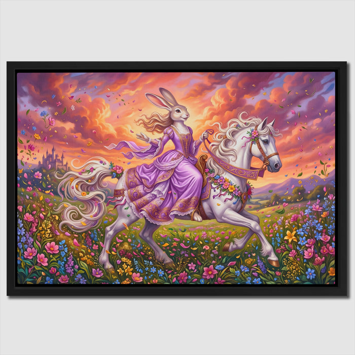 Hare Sunset Gallop — Hare Sunset Gallop Close Up Landscape 90