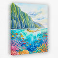 Hawaii Coral Reef canvas wall art